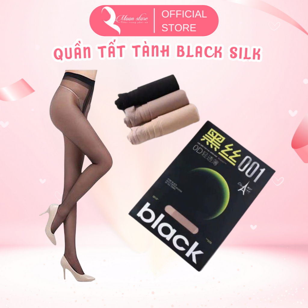 Tất Giấy Nữ Tàng Hình Siêu Dai Siêu Trong Che Khuyết Điểm BLACK SILK 0D Hàng Quảng Châu Chuẩn QT42