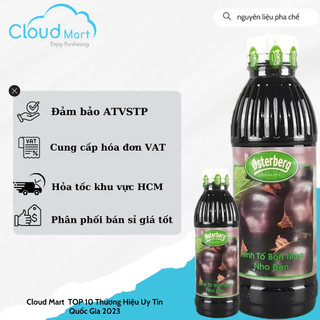 Sinh tố Osterberg Nho Đen 1L- Nguyên liệu pha chế Cloudmart