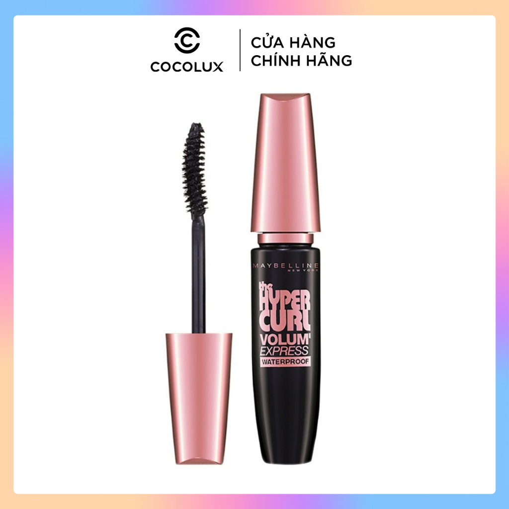 ​​Mascara Maybelline Hyper Curl Waterproof Làm Dài, Dày Và Cong Mi 9.2ml