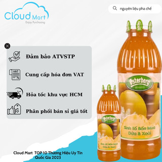 Sinh tố Osterberg Dứa & Xoài 1L- Nguyên Liệu Pha Chế Cloudmart