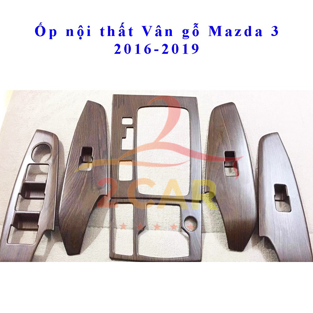 Ốp nội thất vân gỗ Mazda 3 2016 - 2019