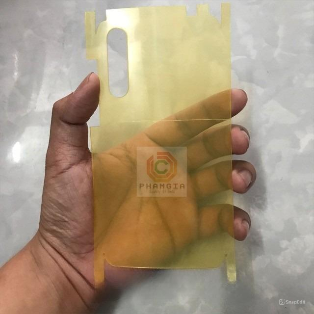 Dán mặt sau full lưng viền PPF Vsmart live, active 1+, joy 1+
