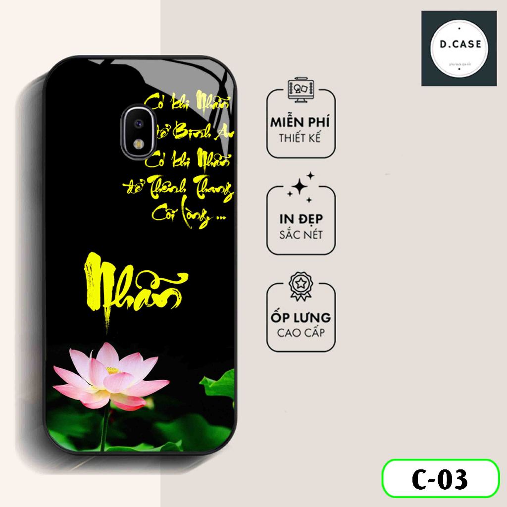 Ốp lưng kính cho Samsung Galaxy J5 2016/J5 Pro/J530/J5 Prime/J6/J6 Plus cao cấp -  in 3D