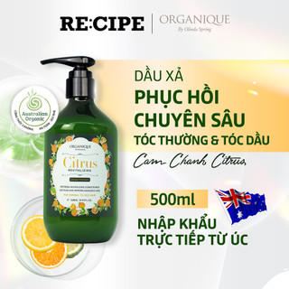Dầu Xả Phục Hồi Cam Chanh Organique Cho Tóc Hư Tổn Gãy Rụng Thảo Dược Thiên Nhiên 50ml/500ml