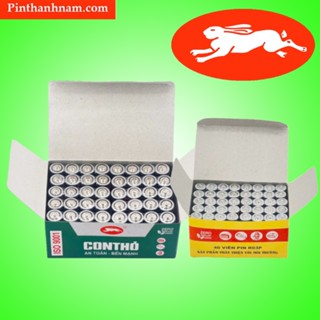 Giá Sỉ - Hộp 40 Viên Pin AA , Pin AAA Con Thỏ Chính Hãng