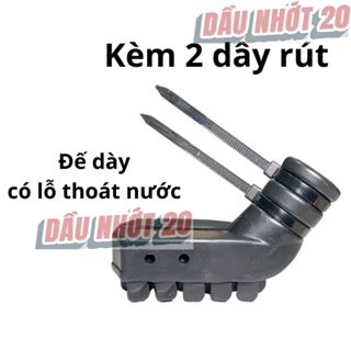 Bọc Chân Chống Xe Máy Loại ĐẾ DÀY Cao Su Chống Trầy Nền Nhà - Kèm 2 Dây Rút - Chất Liệu Dày Dặn Bền Đẹp