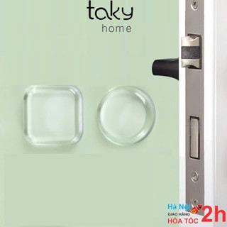Miếng Silicone -TakyHome, Trong Suốt Dán Tường, Chống Va Đập Cánh Cửa-Đồ Vật, Tiện Dụng Trong Gia Đình, Văn Phòng. 1700