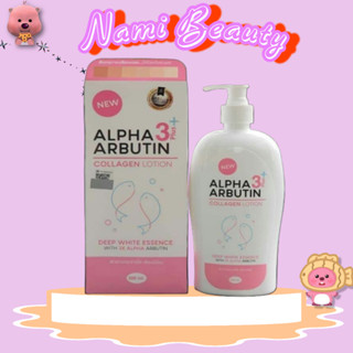 Sữa Dưỡng Thể Trắng Da Alpha Arbutin Collagen Lotion 3+ Plus Thái Lan Dưỡng Trắng Mềm Mại 500ml - NAMI