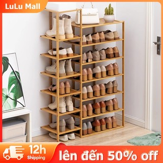 LULU Kệ để giày dép giá đựng giày dép đa năng thông minh, giá kệ để giày dép lắp ráp đã xử lý mối mọt, chống ẩm mốc