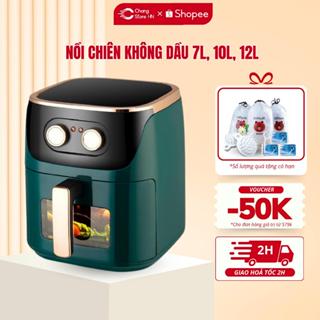 Nồi Chiên Không Dầu Camel Dung Tích 12L Công Suất 1500W 6 Chế Độ Cài Đặt Tùy Chỉnh Phủ Lớp Chống Dính Cao Cấp