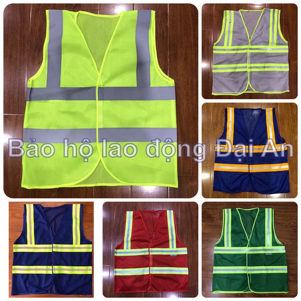 Áo lưới phản quang dán giá rẻ