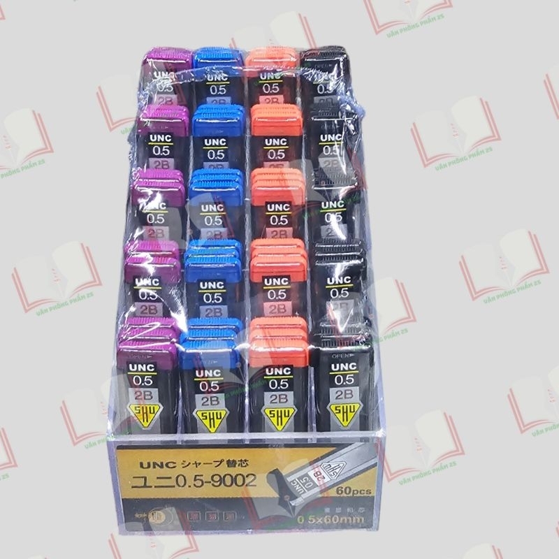 Ngòi chì kim UNC-9002 0.5mm,0.7mm. (1 lố)
