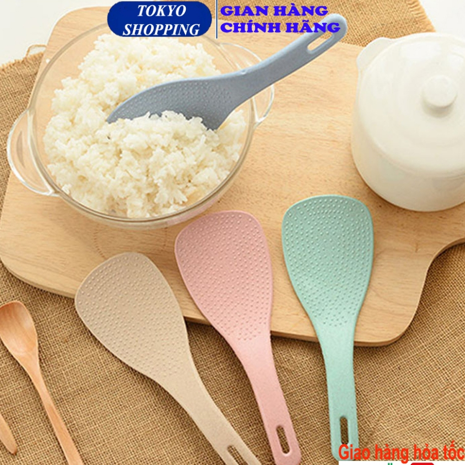 Muôi, thìa xới cơm chống dính lúa mạch