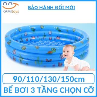  Bể bơi cho bé hình tròn  Chọn cỡ 150cm và cỡ khác  loại hồ phao bơm hơi gấp gọn mã 50025 