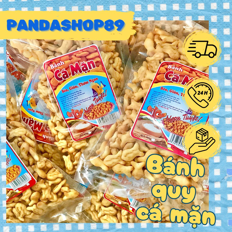 Bánh cá mặn, bánh quy bơ hình cá (gói 150g)