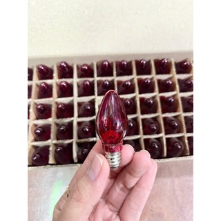 Bóng đèn trái ớt - bóng lửa 3W Hòa Thái Đỏ - Trắng thay thế ở bàn thờ
