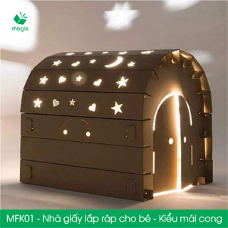 MFK01 - Nhà giấy carton lắp ráp cho bé | Magix for Kid