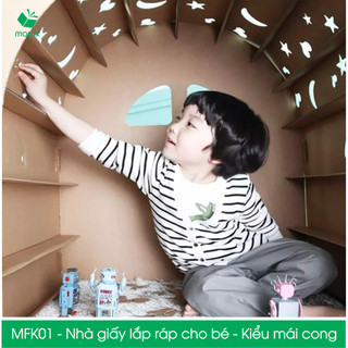 MFK01 - Nhà giấy carton lắp ráp cho bé | Magix for Kid
