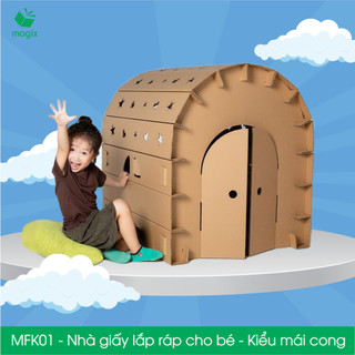 MFK01 - Nhà giấy carton lắp ráp cho bé | Magix for Kid