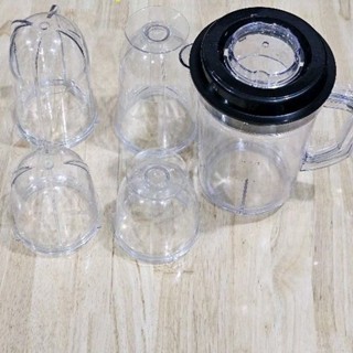 Phụ kiện máy xay sinh tố magic bullet (vấu 4), sunhouse, kangaroo: cốc sinh tố, cốc xay khô, cốc ngắn, cốc dài