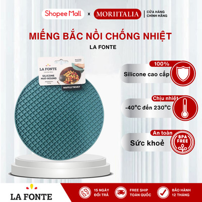 Miếng Lót - Bắc Nồi Chống Nhiệt Silicone La Fonte Hình Tròn – Công Nghệ Waffle