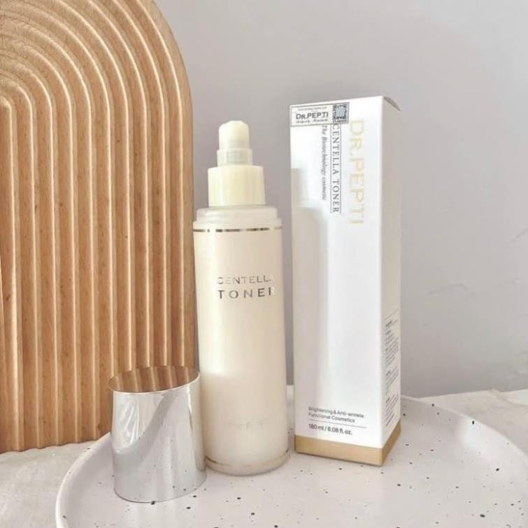 Nước Hoa Hồng Dr.Pepti Centella Toner 180ml Dưỡng Da Căng Bóng Chính Hãng Hàn Quốc