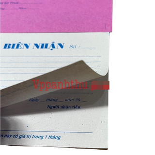 COMBO 5 BIÊN NHẬN LOẠI MỎNG