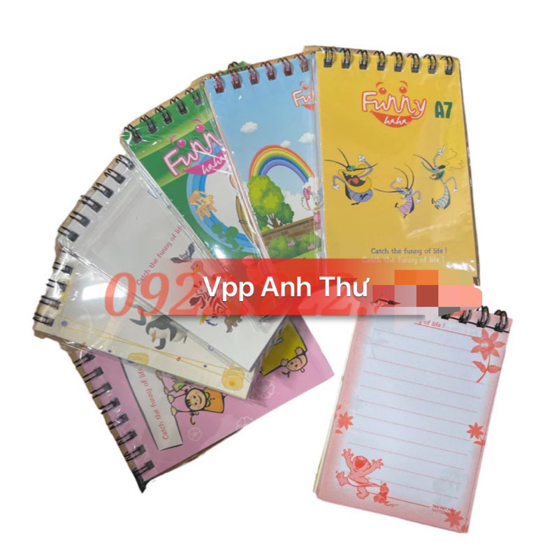 COMBO 2 SỔ LÒ XO A7 FUNNY