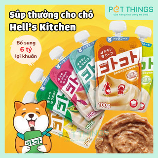 Súp Thưởng Bổ Sung Lợi Khuẩn Cho Chó Hell's Kitchen Kotokoto 100g