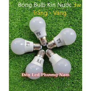 [COMBO 2 ] Bóng led bulb 3w, Chống Nước Trang Trí Ngoài Trời
