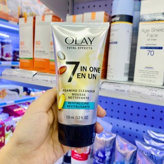 Sữa rửa mặt Olay Total Effects 7in1 Foaming Cleanser Revitalizing-Citrus Scrub Refreshing tuýp 150ml