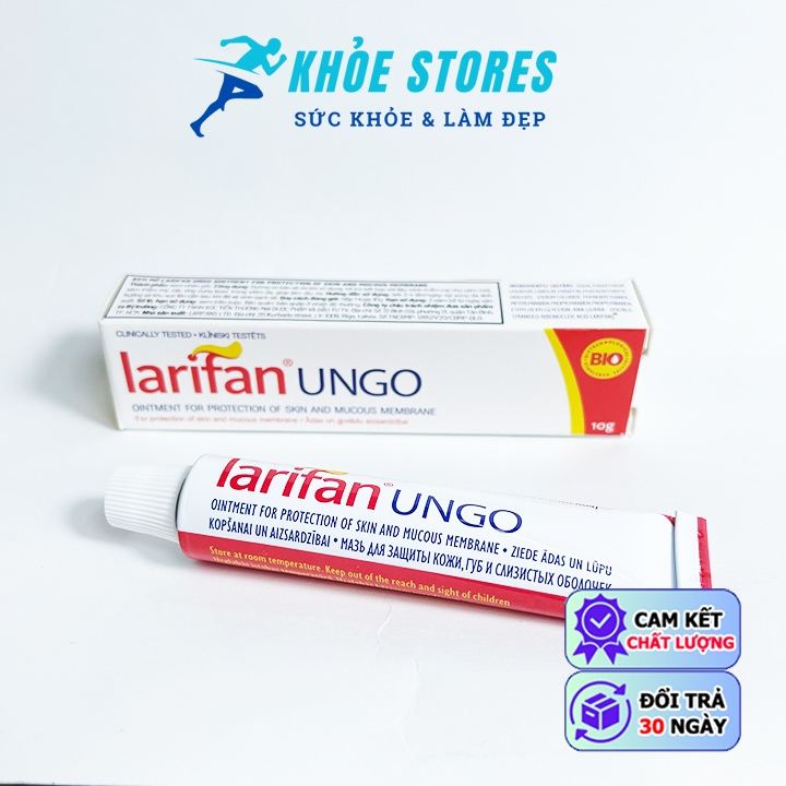 Larifan Ungo Tuýp 10g Ngừa Mụn Rộp, Sùi Mào Gà, Herpes,.. Tái Phát [CHÍNH HÃNG]