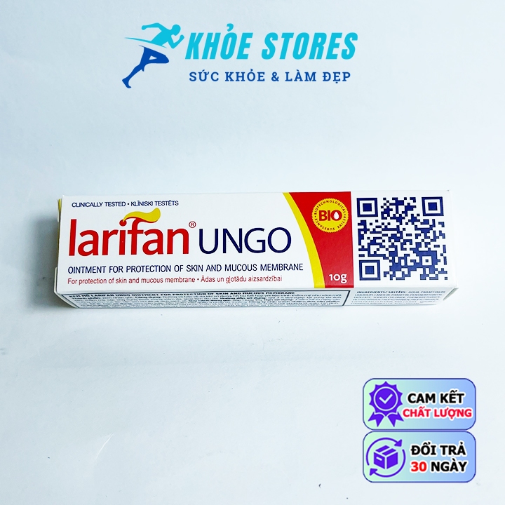 Larifan Ungo Tuýp 10g Ngừa Mụn Rộp, Sùi Mào Gà, Herpes,.. Tái Phát [CHÍNH HÃNG]