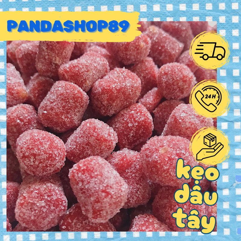 500g kẹo dâu tây
