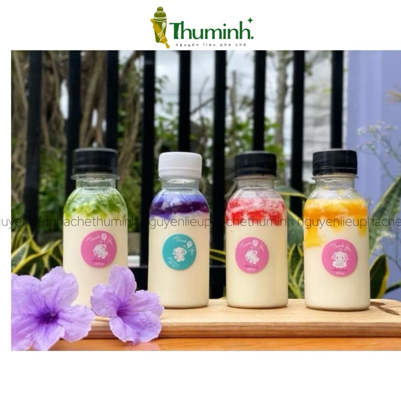 Combo 100 Chai Nhựa Tròn 100ml Kèm Nắp
