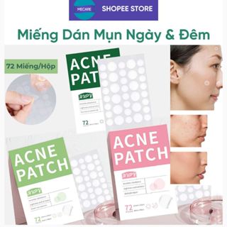  Miếng Dán Mụn BUPY Siêu Mỏng 0.1mm Sạch Mụn + Giảm Sưng + Che Mụn makeup 72M Ngày Đêm | Mecare 