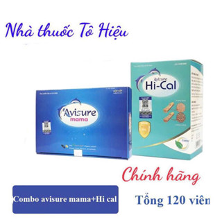 Combo Avisure Mama và Avisure Hi-cal - Bổ sung DHA, EPA, Canxi, Vitamin và khoáng chất cần thiết cho phụ nữ mang thai