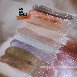 Nhũ mịn kim cương bắt sáng pha mix gel -Nhũ nail An An Nails