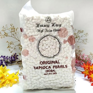 (1Kg) Trân Châu Đen - Trắng Hàng Huy Nguyên liệu nấu trà sữa - Bếp Chè Tấn Phú