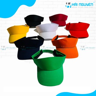 Mũ nửa đầu thể thao nón phục vụ đồng phục cho Nam Nữ vải kaki cotton Hàn Quốc