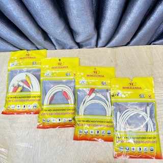Dây AV Dây Tín Hiệu Audio Hàng Chính Hãng Honjianda Dài 1m8 / 3m / 5m / 10m