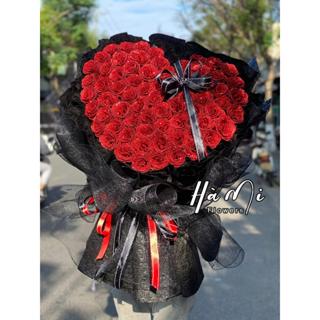 Bó hoa kim tuyến trái tim/ hoa nhũ trái tim siêu to