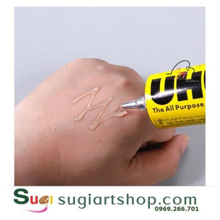 Keo UHU 35ml-Chất liệu thích hợp để dán: Sứ, Vải, Gỗ, Nhựa, Kim Loại...
