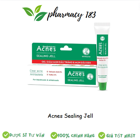 Gel ngừa mụn kháng khuẩn Acnes Sealing Jell 18g