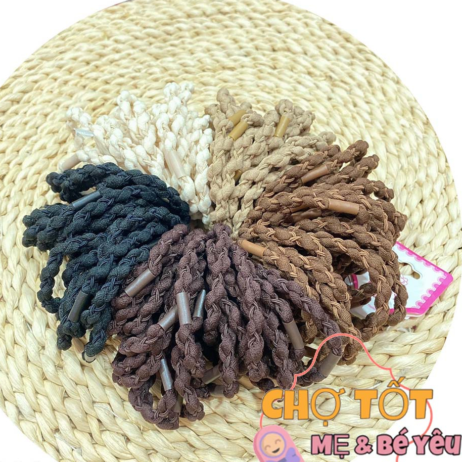 Thun Cột Tóc Đơn Giản Nữ Tính Phong Cách Hàn Quốc (bền cột chắc tóc)_MS2