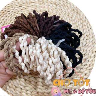 Thun Cột Tóc Đơn Giản Nữ Tính Phong Cách Hàn Quốc (bền cột chắc tóc)_MS2