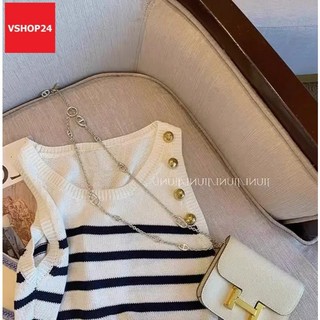 Áo len nữ cao cấp sọc ngang Dior ALE03 (Code: ALE03)