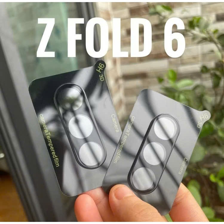 z fold 6 Kính cường lực Camera Samsung Galaxy Z Fold 6 đen siêu bảo vệ camera