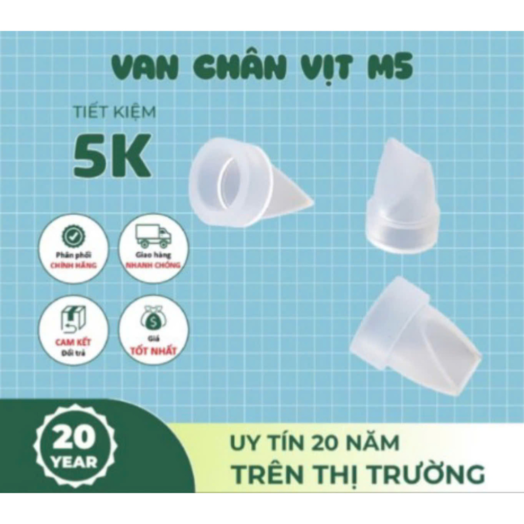 Van Chặn Sữa (Phụ Kiện Máy Hút Sữa MOMCOZY M5)