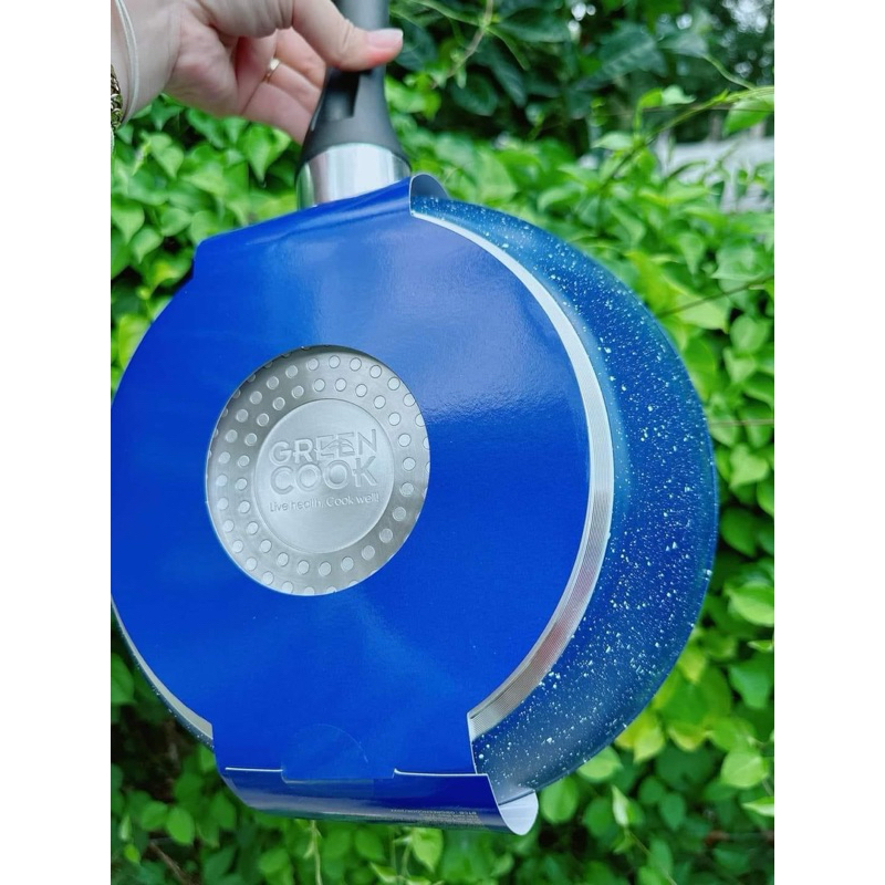 CHẢO SÂU VÂN ĐÁ GREENCOOK 24CM